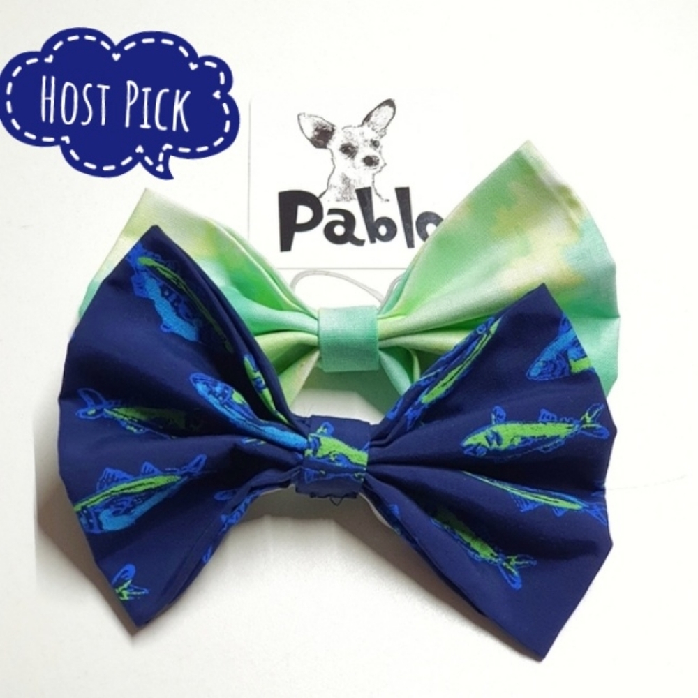 🐶 5 for $15 * Pablo Pet Cotton Bow Ties Set of 2